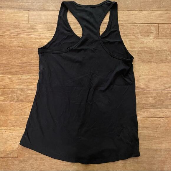 Next Level I JUST HOPE BOTH TEAMS HAVE FUN black tank shirt tap size XL b24 - Picture 5 of 5